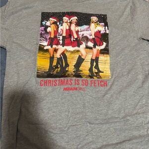 Gray Christmas Graphic T-Shirt